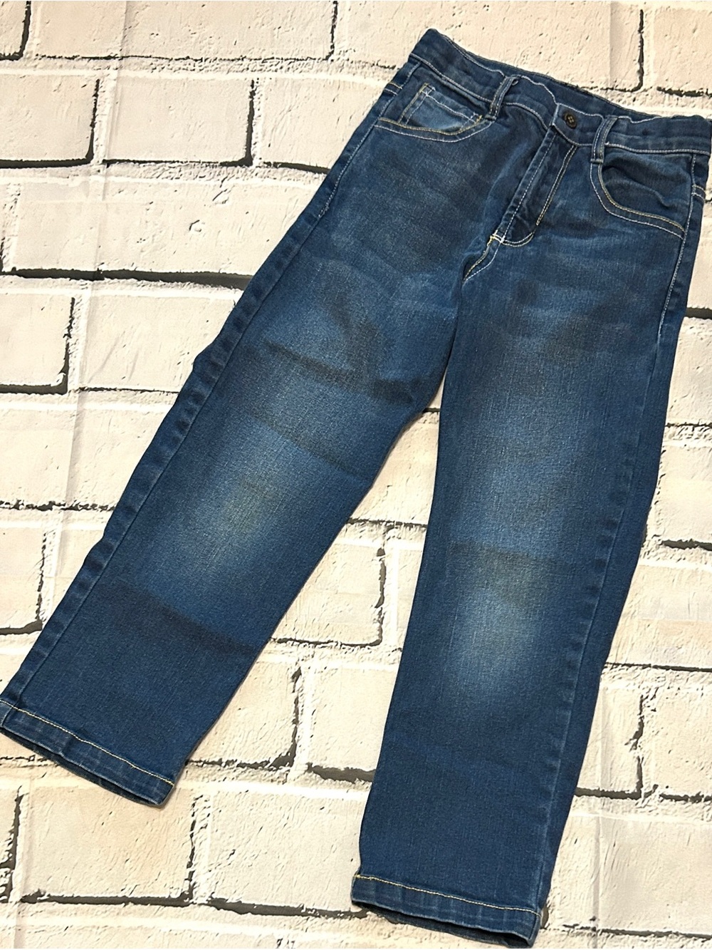EUC Rugged Butts Boys Straight Leg Jeans With Reinforced Knees (5)